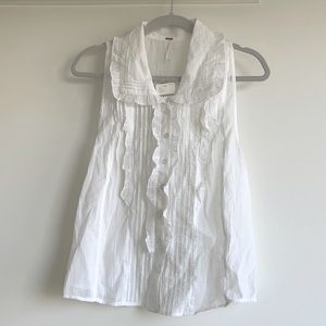 NWT Free People Cotton button up blouse